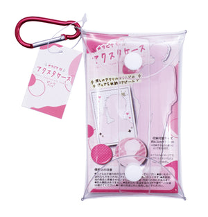 カラビナ付きアクスタケース ピンク