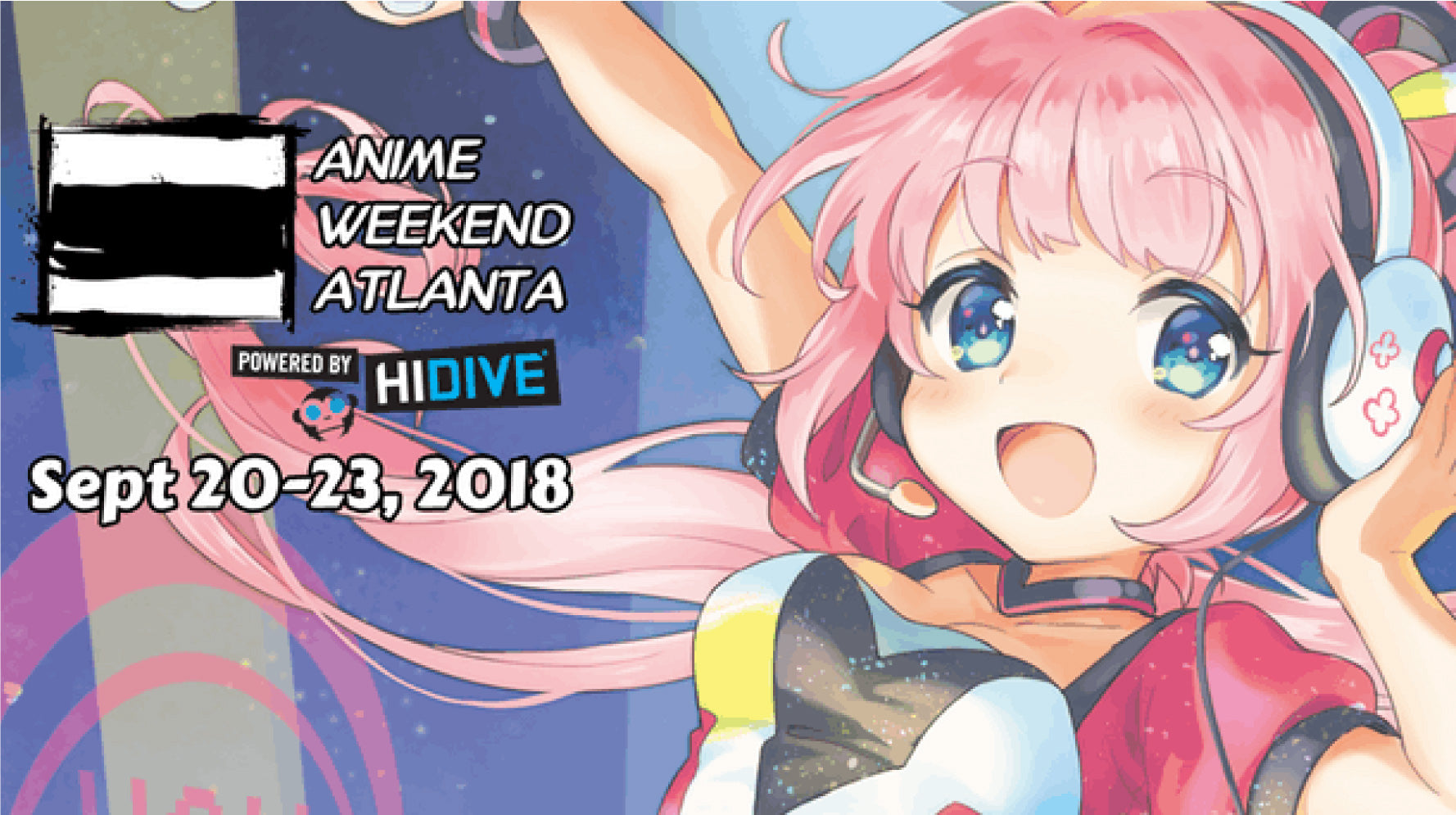 アメリカの老舗コンベンションイベント 「Anime Weekend Atlanta 2018」に出展いたします。