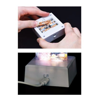【推し活】アクリルスタンド用　ライトアップステージ　Acrylic stand light