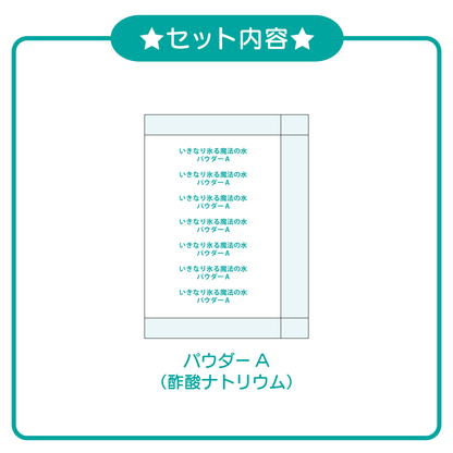 【おうちでできる実験キット】いきなり氷る魔法の水