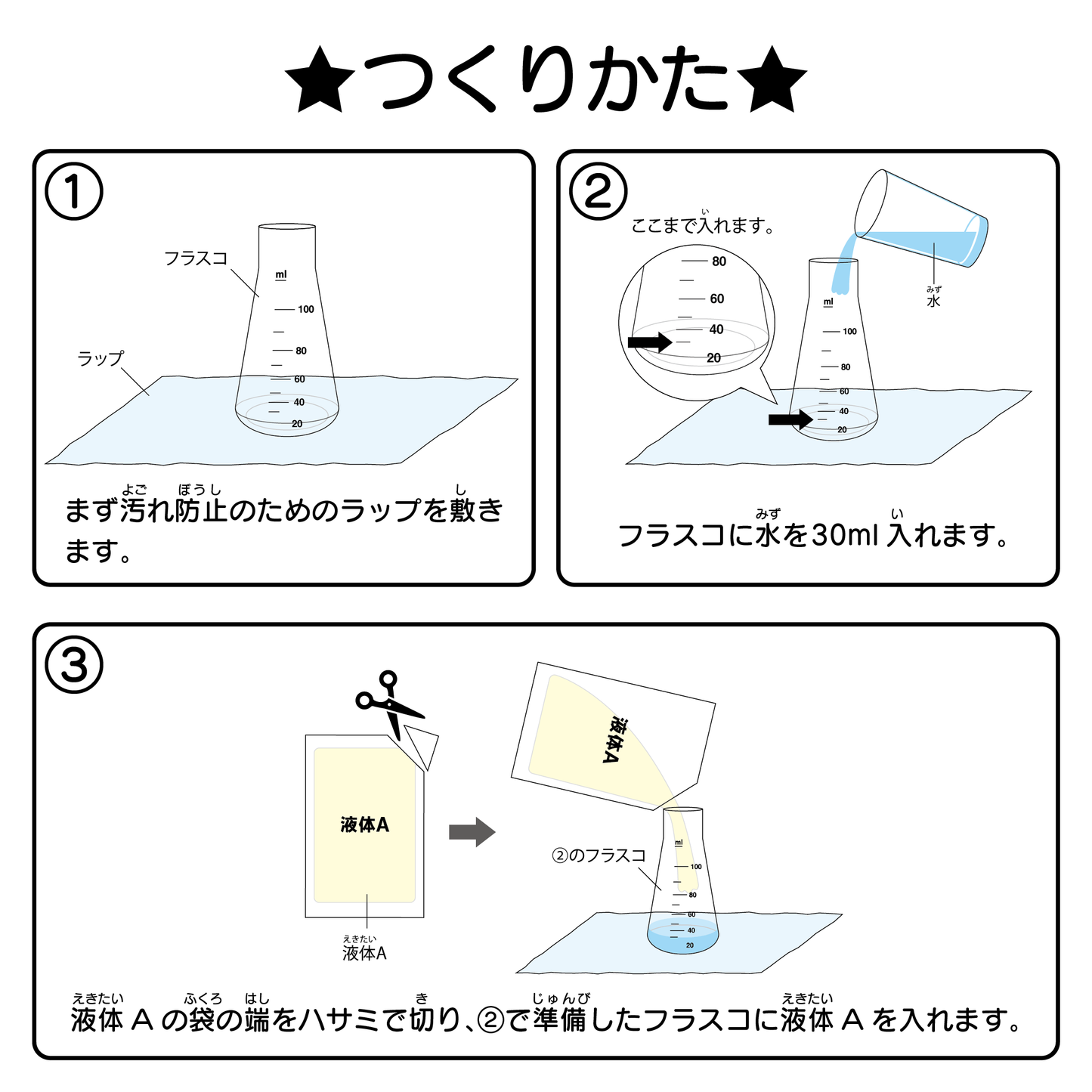 【おうちでできる！サイエンス&クラフトシリーズ】 フラスコで溶岩バブルをつくろう！