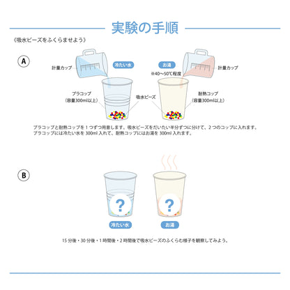 【おうちでできる！サイエンス&クラフトシリーズ】ぷるぷるカラフルなつかめる水玉をつくろう！