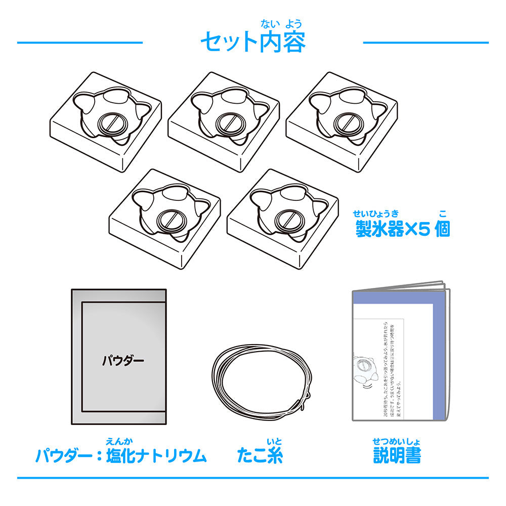 氷の謎を大調査 セット内容