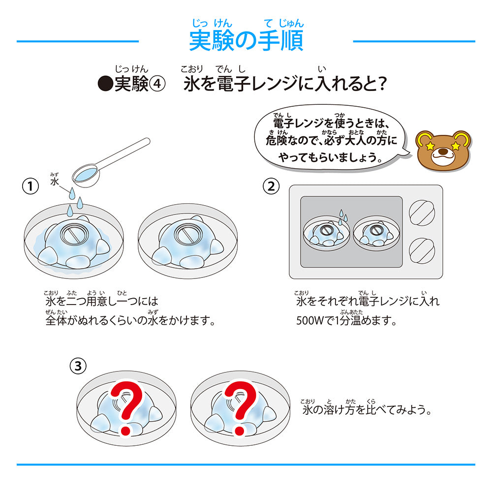 氷の謎を大調査 実験の手順5
