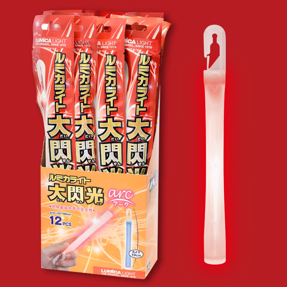 ルミカライト大閃光レッド12本入り
